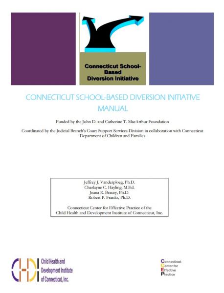 CONNECTICUT SCHOOL-BASED DIVERSION INITIATIVE MANUAL