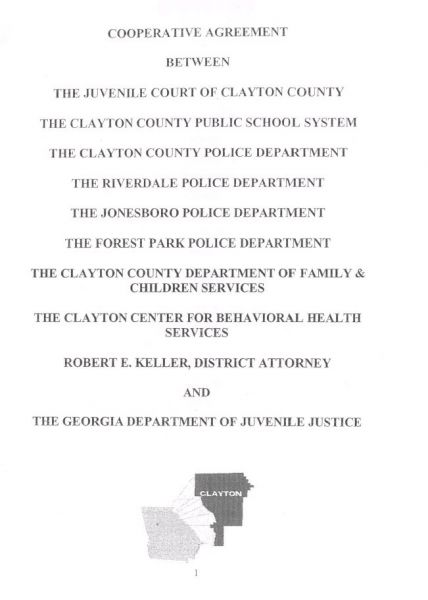 Clayton County School Protocol Agreement